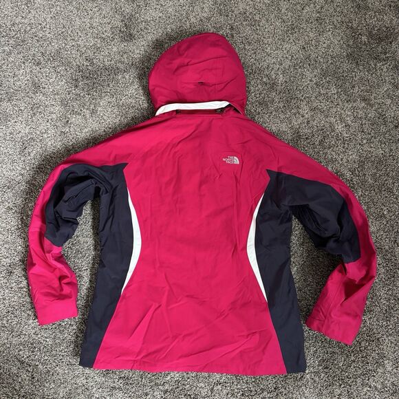 The North Face Hyvent 3in1 Winter Hooded Jacket TC3P + TM3P Pink White Large - Picture 7 of 16